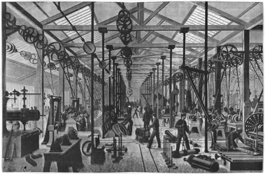 Die Schmieden von Ivry, Illustration aus 